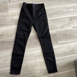 J CREW mercantile black skinny jeans high raise new without tags, size 26